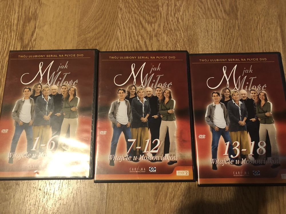 „M jak miłość” płyty DVD