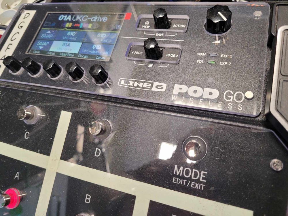 KnK Shields - Line6 POD go wireless - osłona z poliwęglanu nie plexi