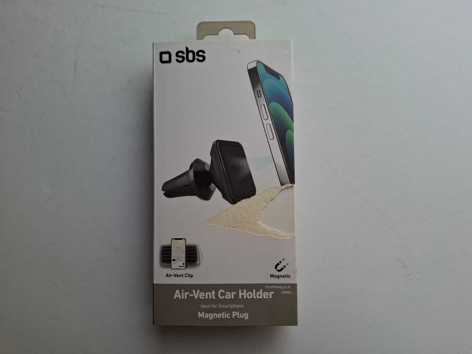 SBS suporte de telemóvel magnético para prender no ventilador de carro