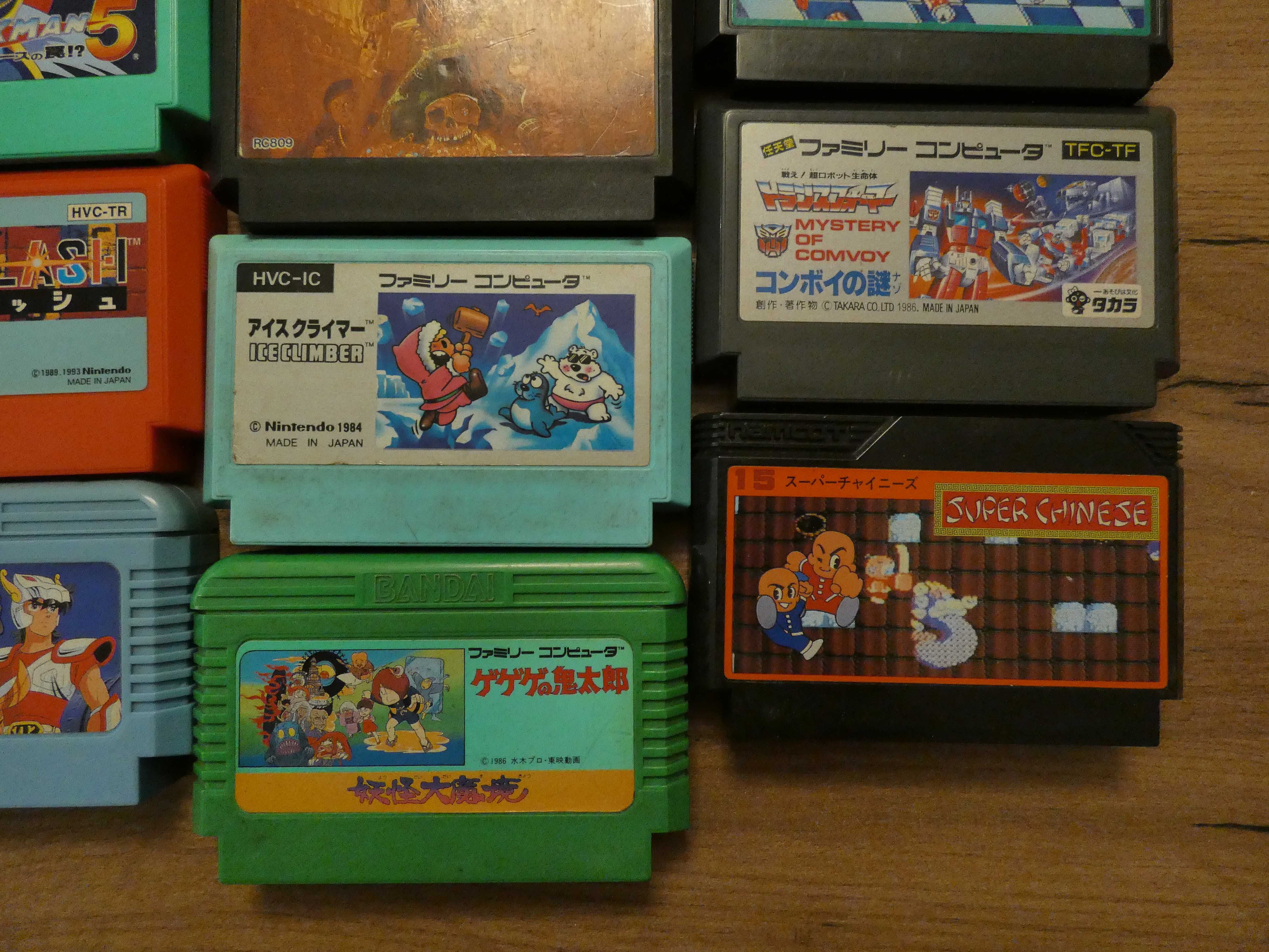 Gry Famicom/Pegasus kolekcja 18 gier - Mario, Rockman, Kid Dracula