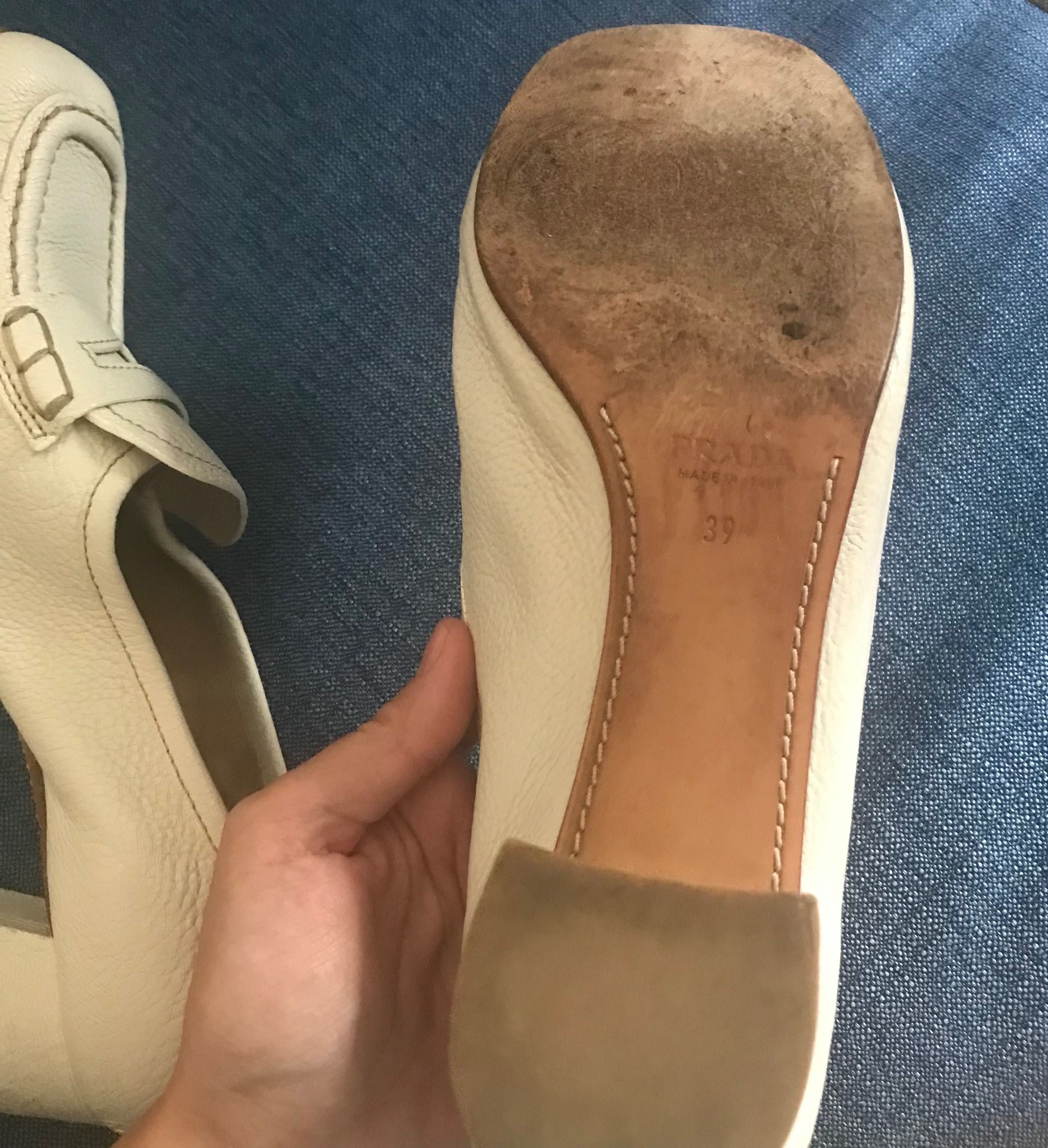 Prada Mokasyny Na Obcasie 39
