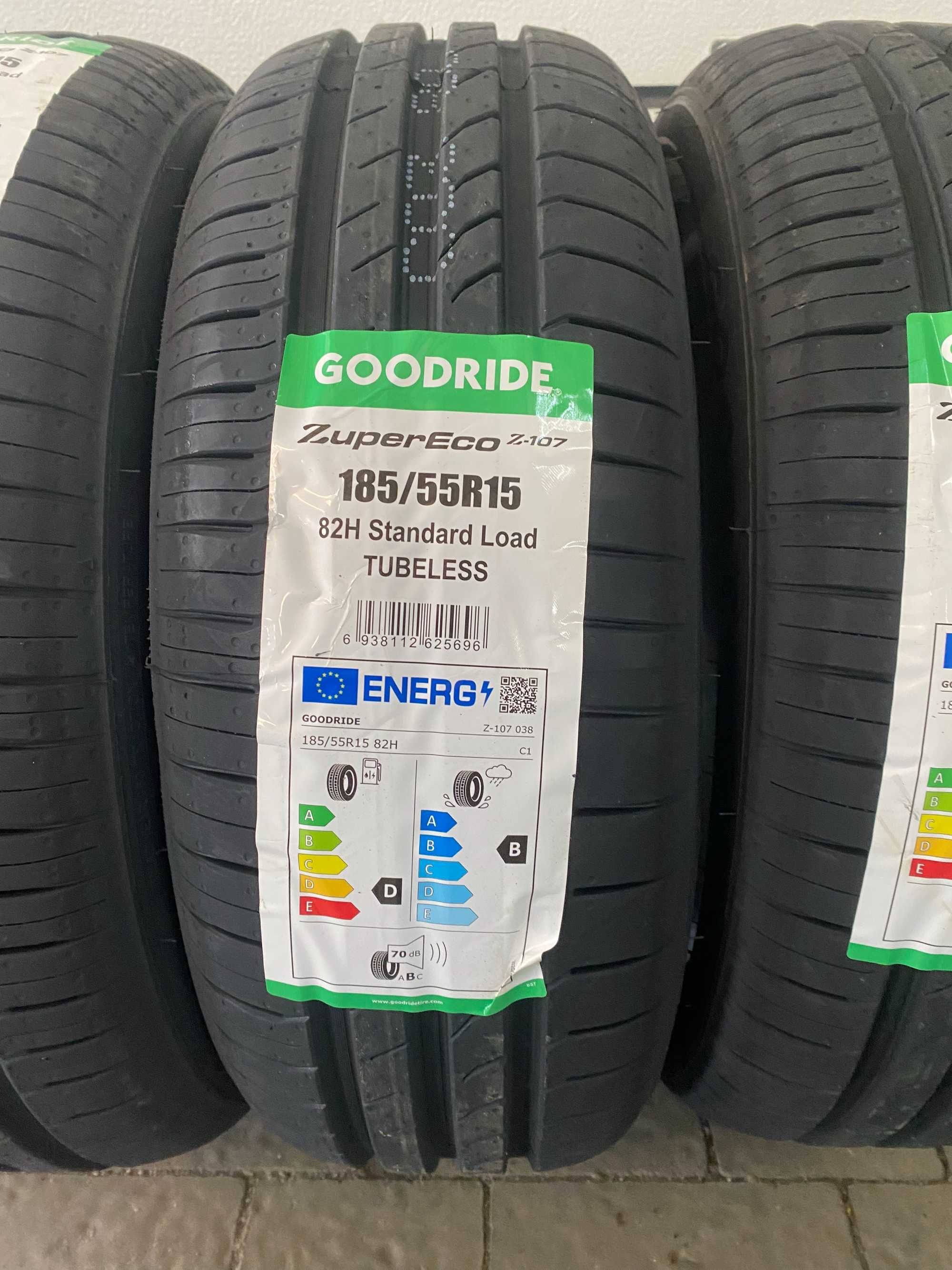 4x 185/55 R.15 82H Goodride ZuperEco Z107 z 2025r NOWE! Rant ochronny