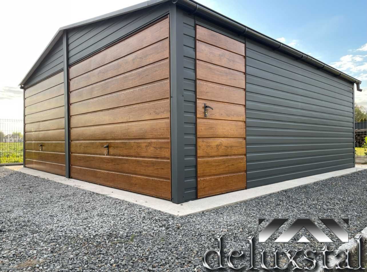 Garaze blaszane garaz PREMIUM 6x5.80 PROFIL ZAMKNIETY