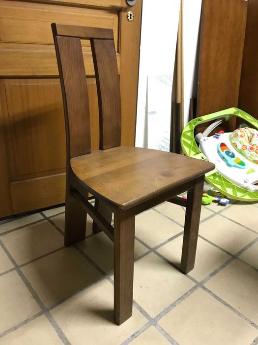 cadeira madeira maciça