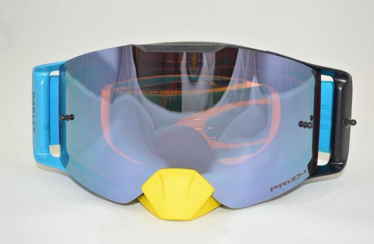 Gogle Oakley Frontline MX Dissolve Yellow Blue PRIZM Sapphire atv