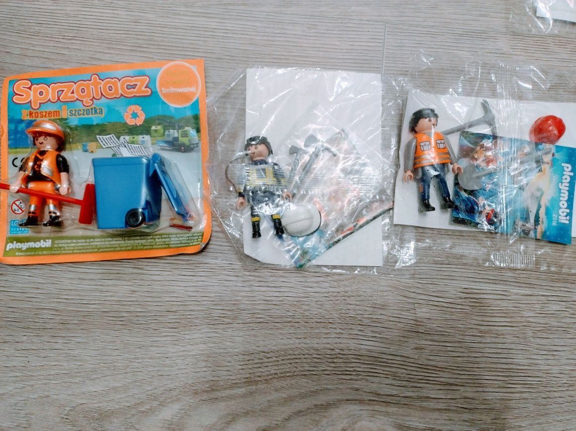 Zestaw figurek playmobil sprzątacze