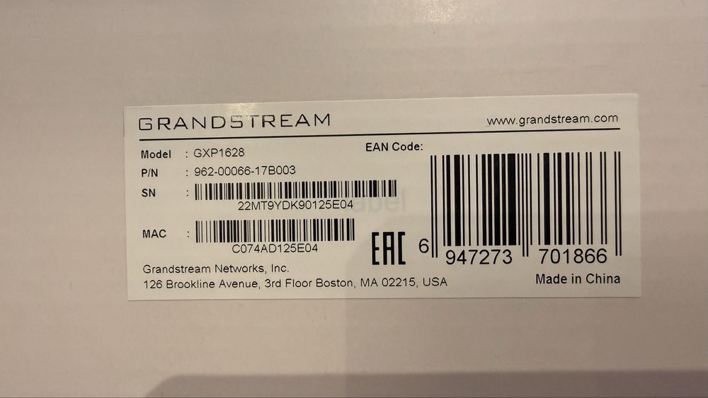 IP-телефон Grandstream GXP1628