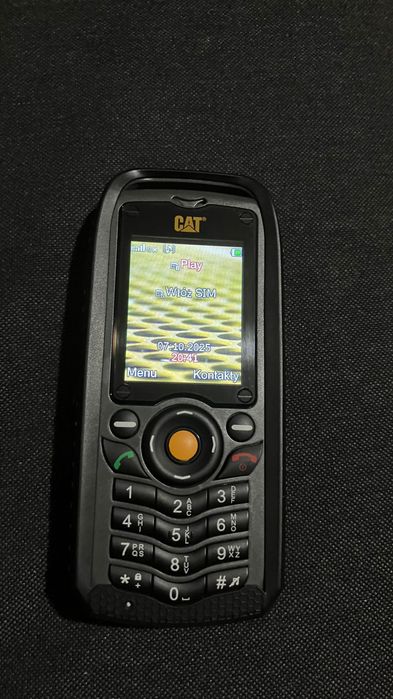 Telefon pancerny CAT B25 – stan bardzo dobry, komplet producenta