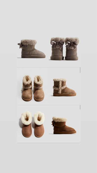 Дитячі зимові угги H&m 26,27,28