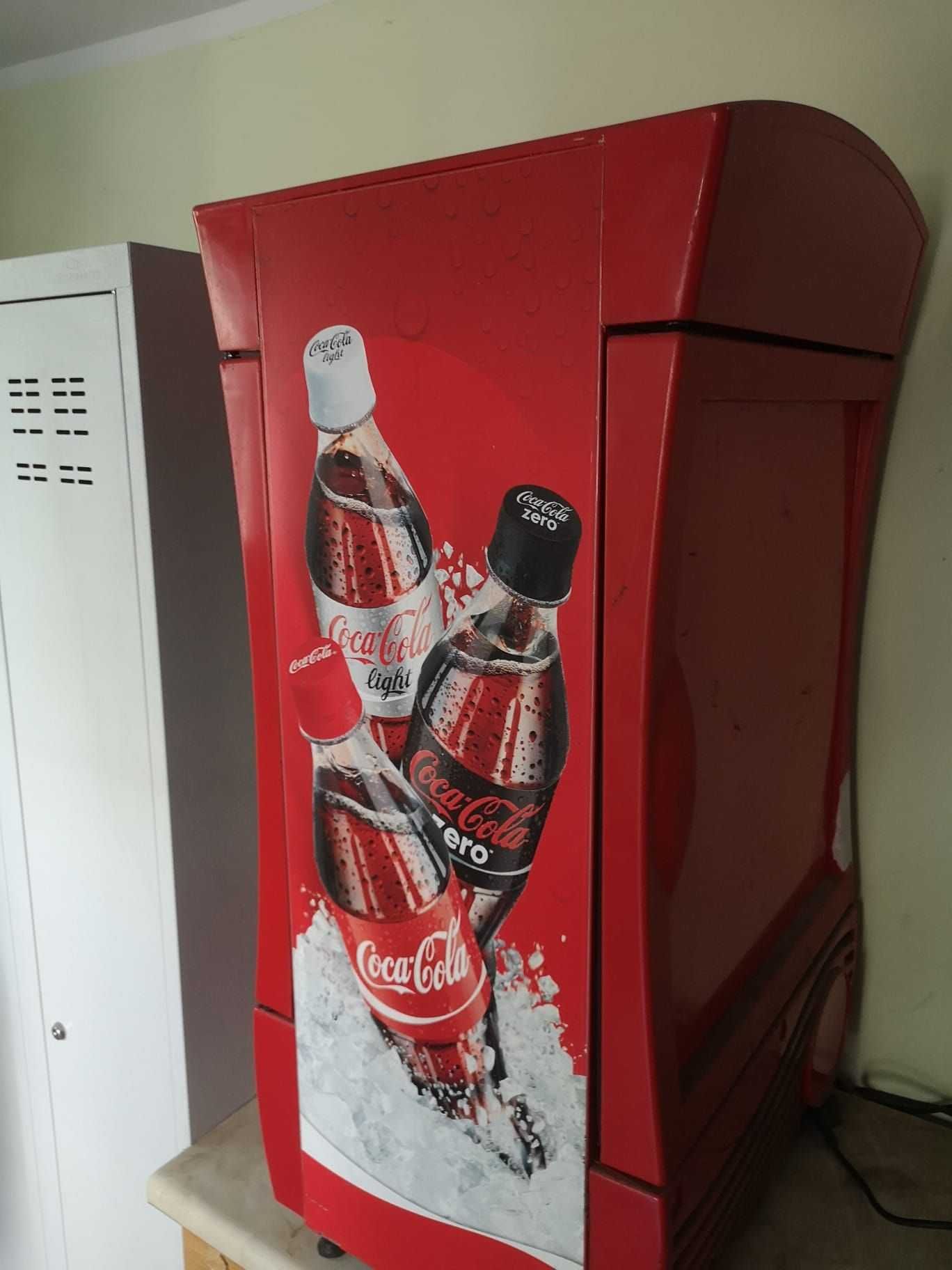 Chłodziarka, lodówka profesjonalna coca-cola otwierana z dwóch stron