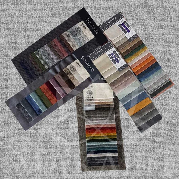 Надійне двоспальне ліжко у велюровій тканині