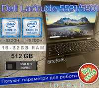 Розпродаж: потужні Dell Latitude 5591/5501 i5-9300H 16gb 256-512gb ssd