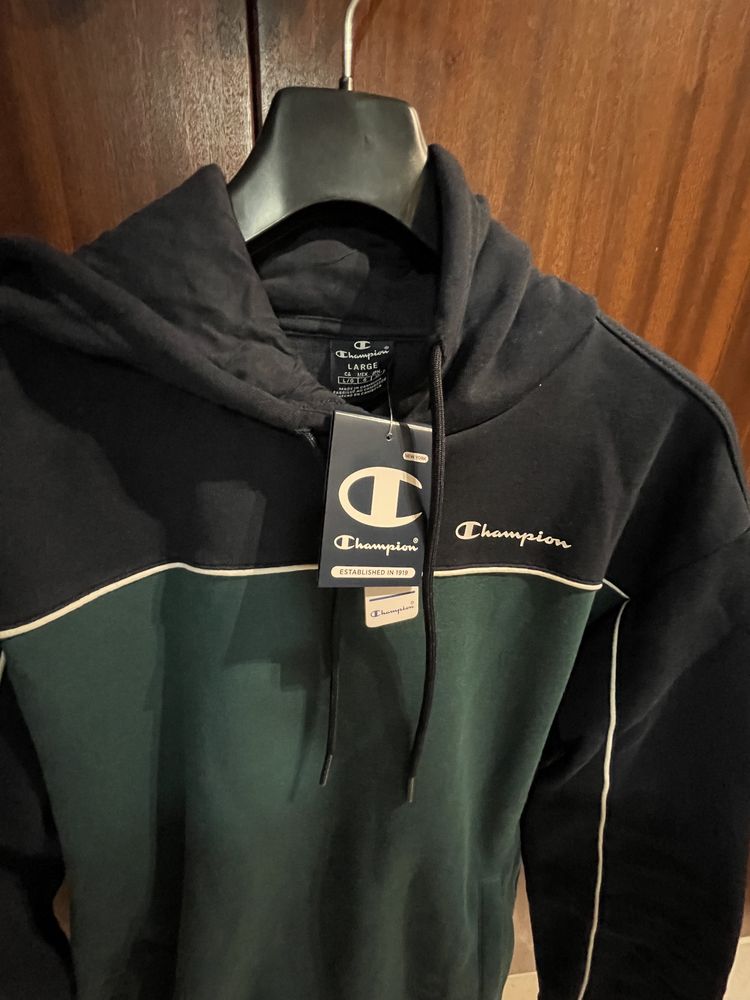 Champion Hoodie Verde/Azul