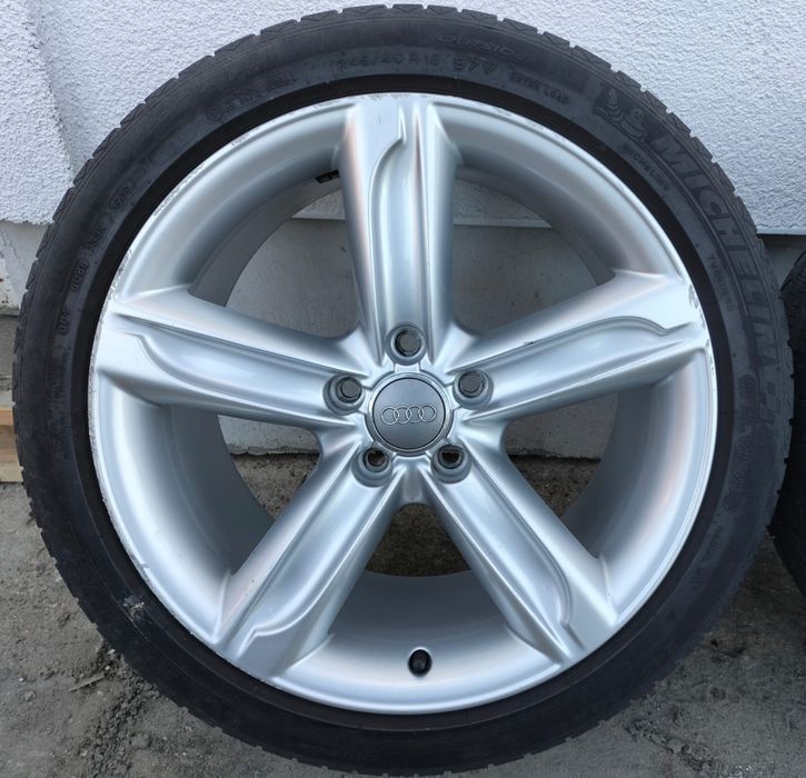 Felgi z oponami zimowymi Audi A4 A5 A6 A8 9x18 ET52 5x112