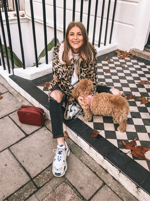 Шуба TopShop леопардовий принт