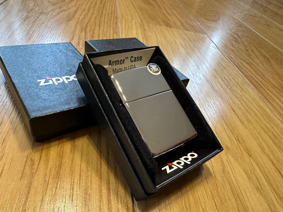 Новая бензиновая зажигалка Zippo 167 Armor High Polish Chrome из США