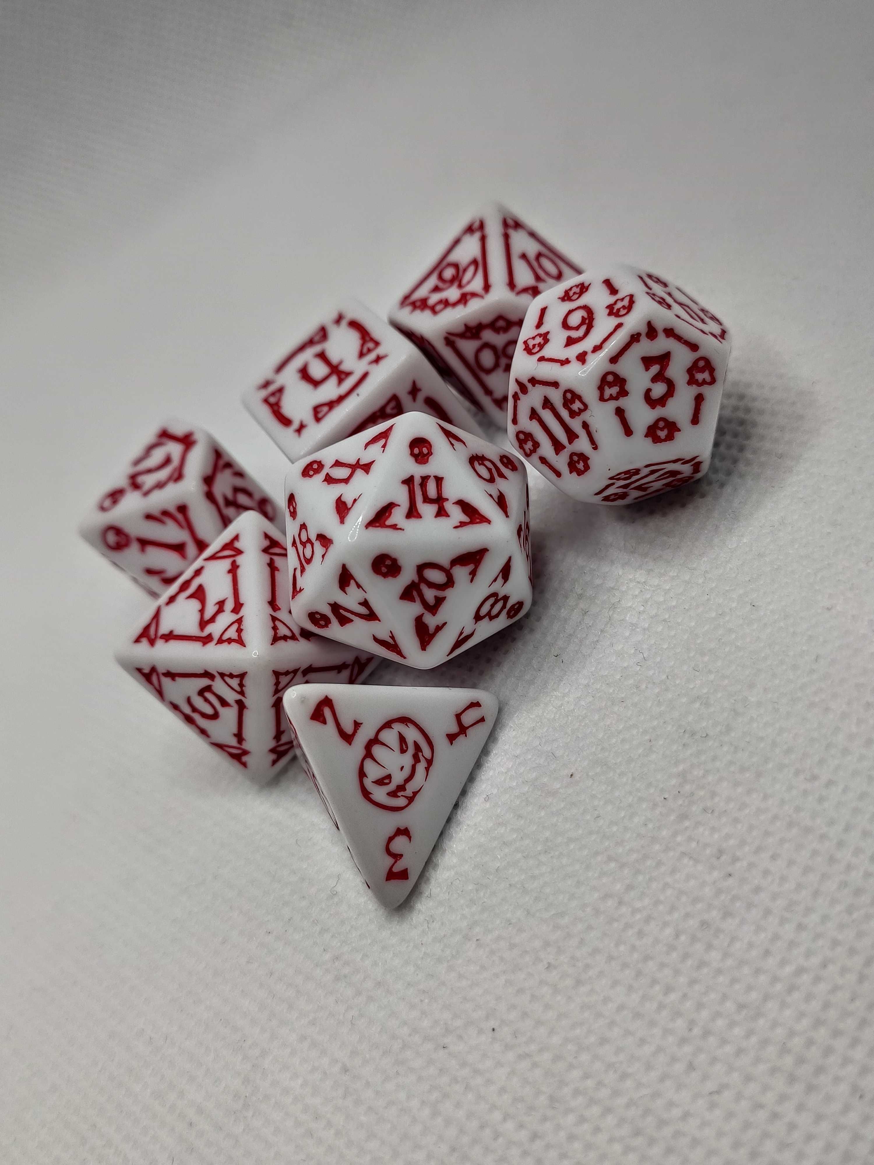 Duchy i Dynie: Kości Wampira - Zestaw 7 kości RPG / dnd