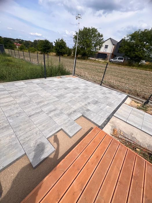 Kostka brukowa płyty 60x40 Sieradz taras , chodnik , podjazd , opaska