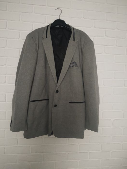 Szara marynarka komplet bonprix 62 64 nowe