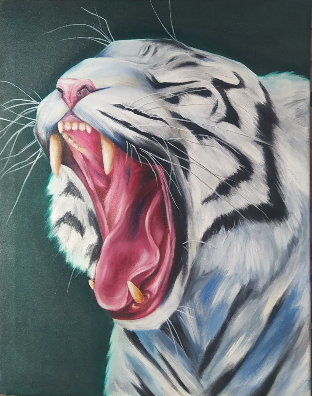 Картина олійними фарбами "Тигр"