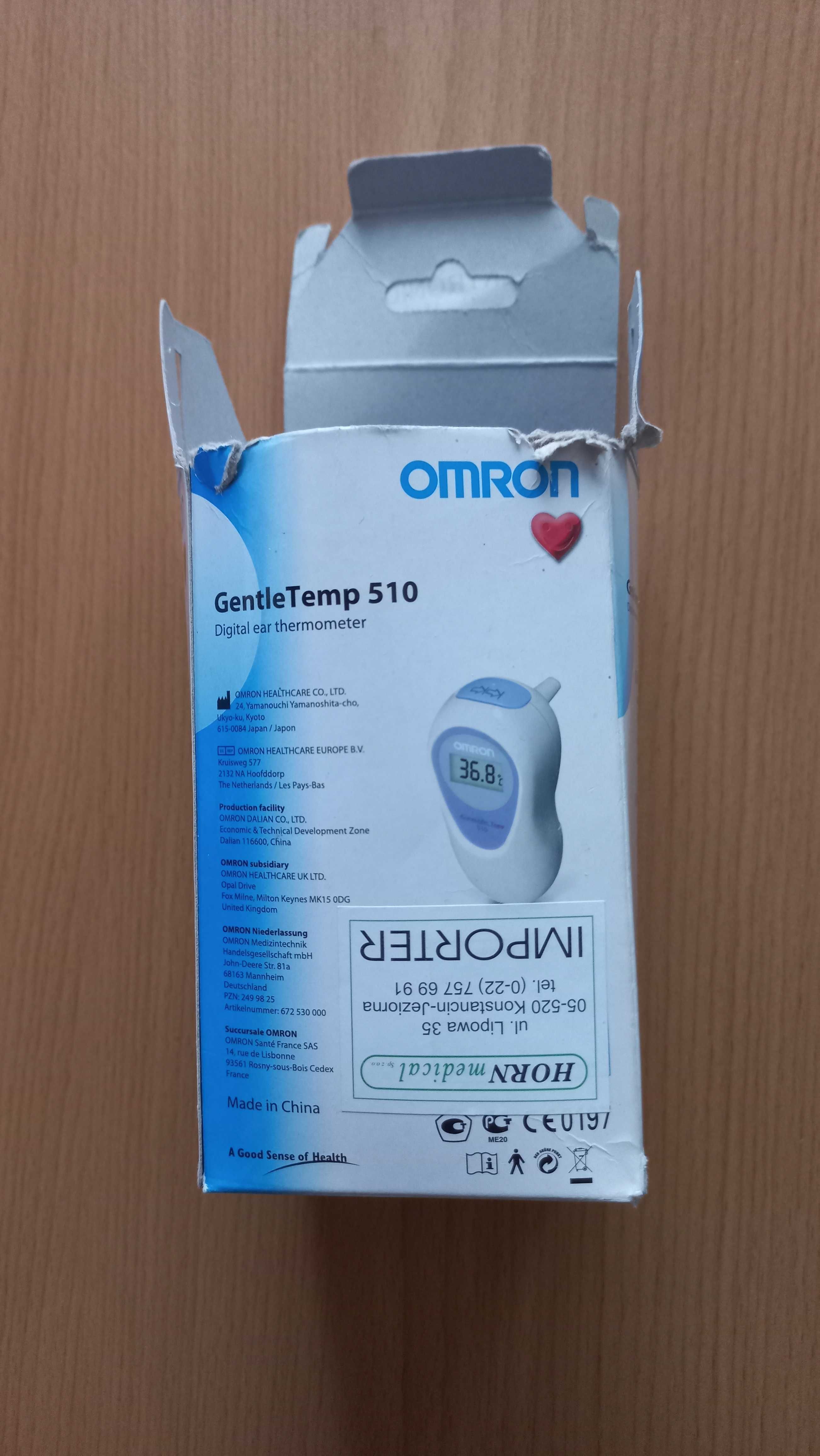 Elektroniczny termometr do ucha Omron GT 510