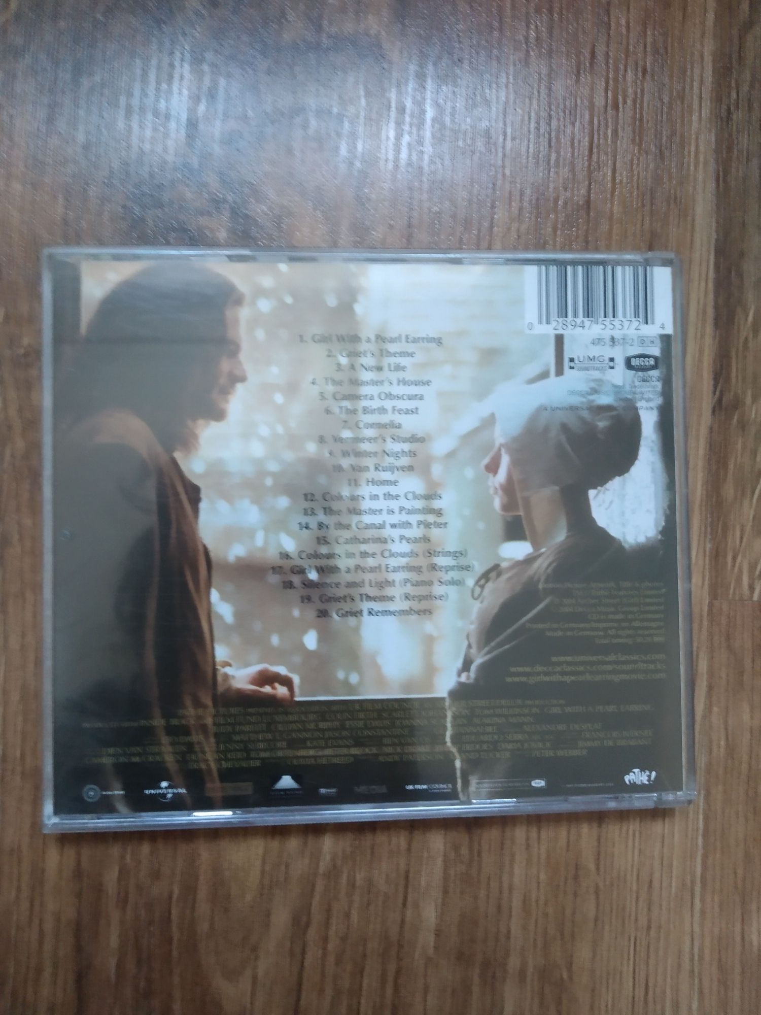 Girl with a pearl earring  soundtrack płyta CD