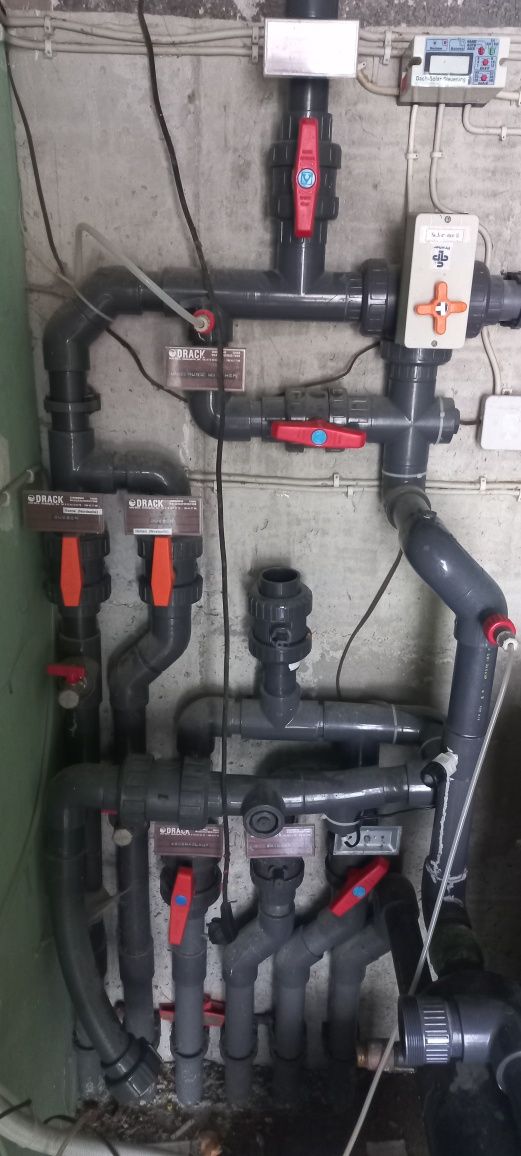 System dezynfekcji i sterowania basenem . Generator chloru