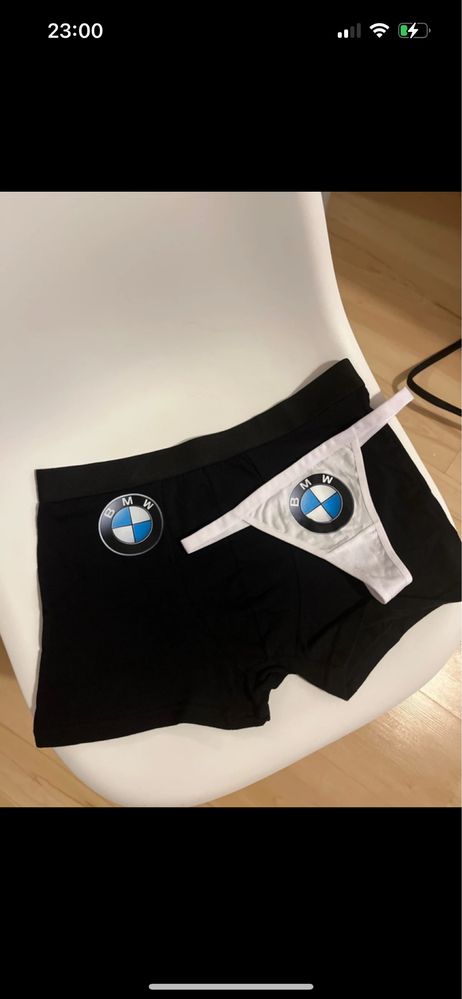 bielizna dla par majtki bmw