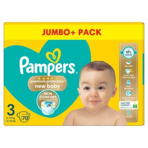 Pampers premium CARE protection rozmiary 1 , 2 i 3