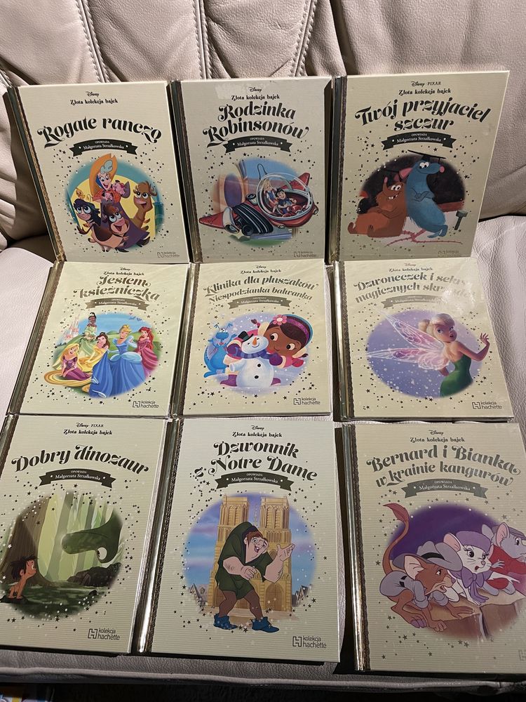 Nowe książeczki Disney złota kolekcja bajek Lwia straż Vaiania Minnie
