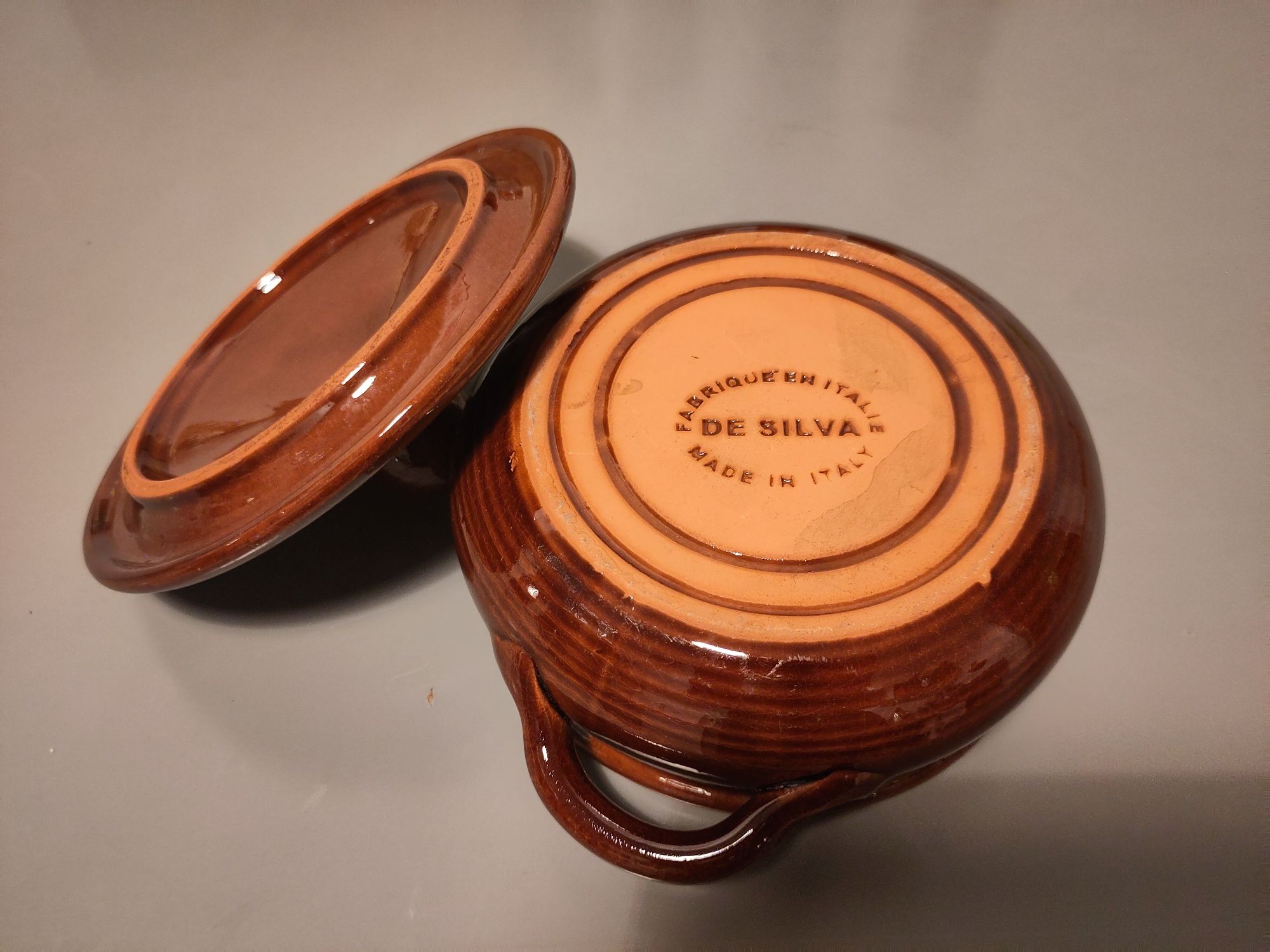 De Silva garnek gliniany ceramiczny