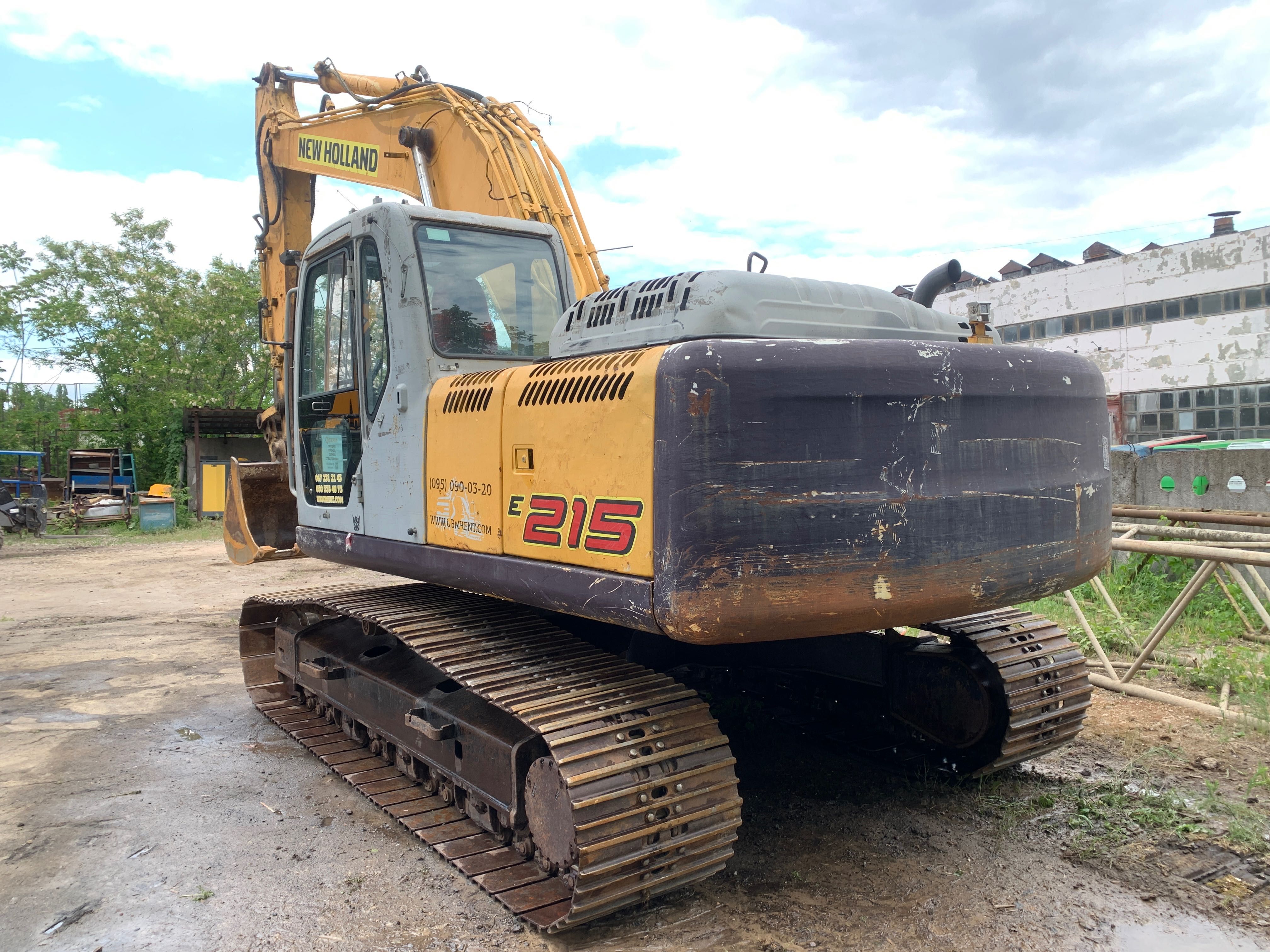 Гусеничний екскаватор NEW HOLLAND E215 Гусеничный экскаватор
