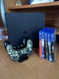 Play station 4 slim 1tb +8 ігор