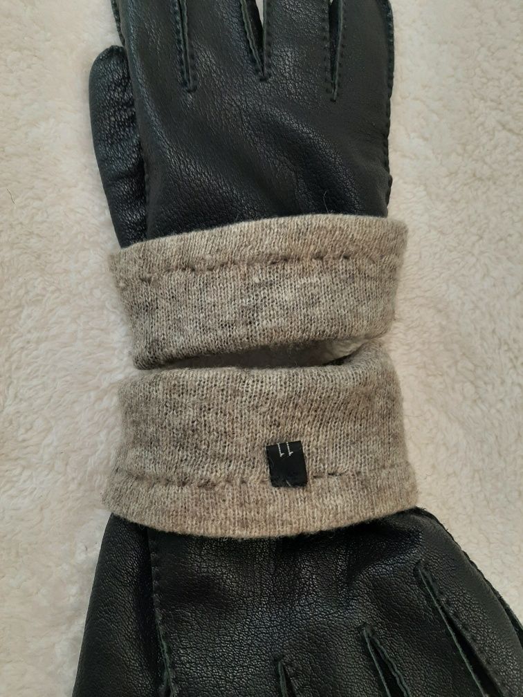 Чоловічі шкіряні рукавиці XL.