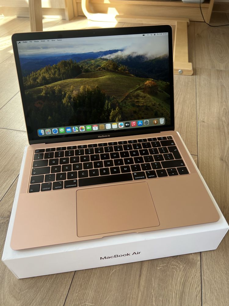 Idealny MacBook Air 13” 8/128GB GOLD w PERFEKCYJNYM stanie! Touch ID!