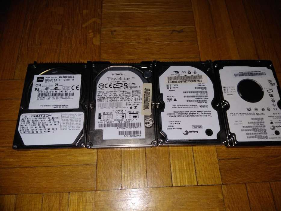 Discos IDE 2.5 para portatil 80/40/100 GB