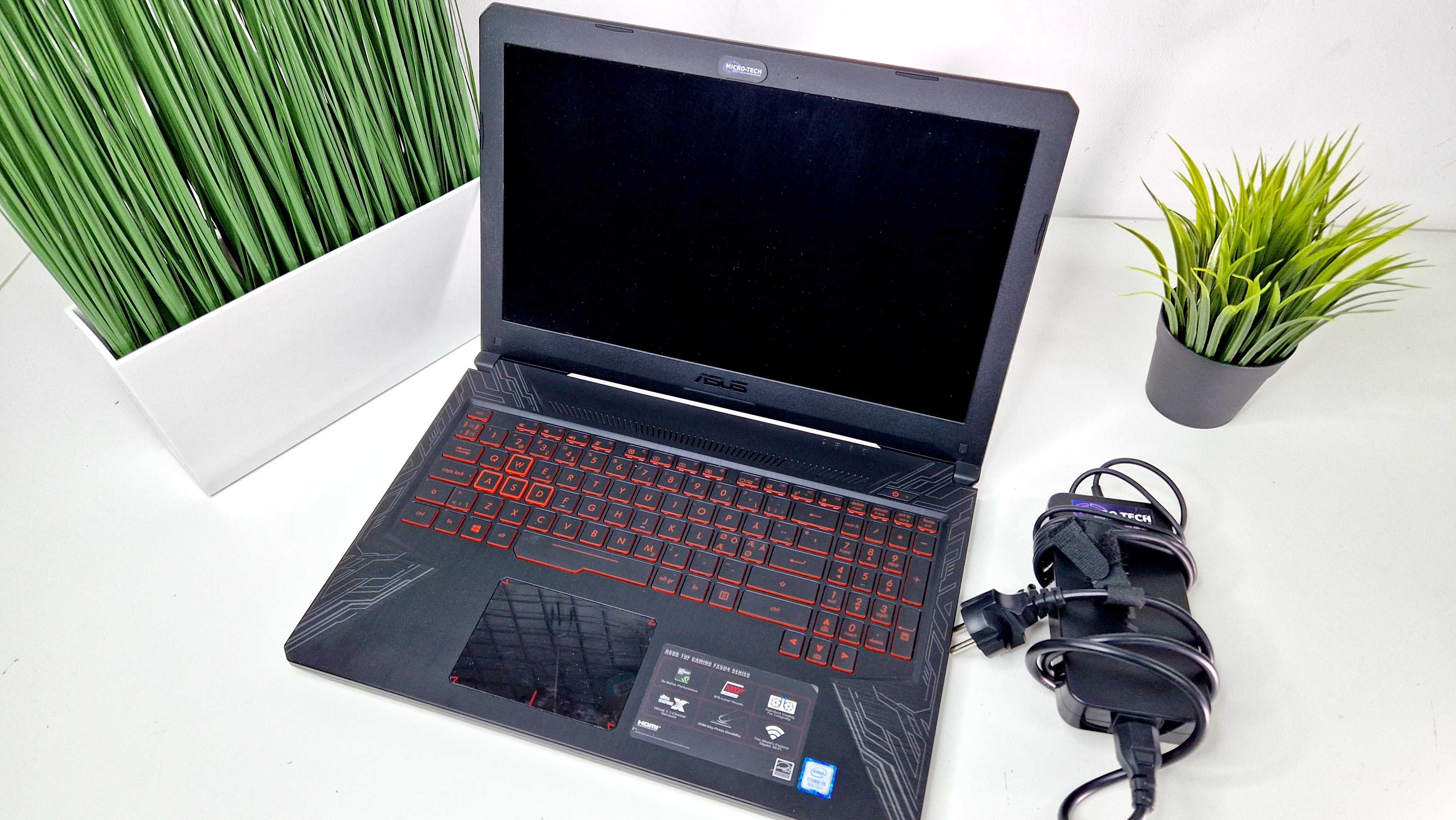 Laptop Gamingowy Asus TUF FX504 i5 8300H GTX 1060 16GB 512SSD 1TB HDD