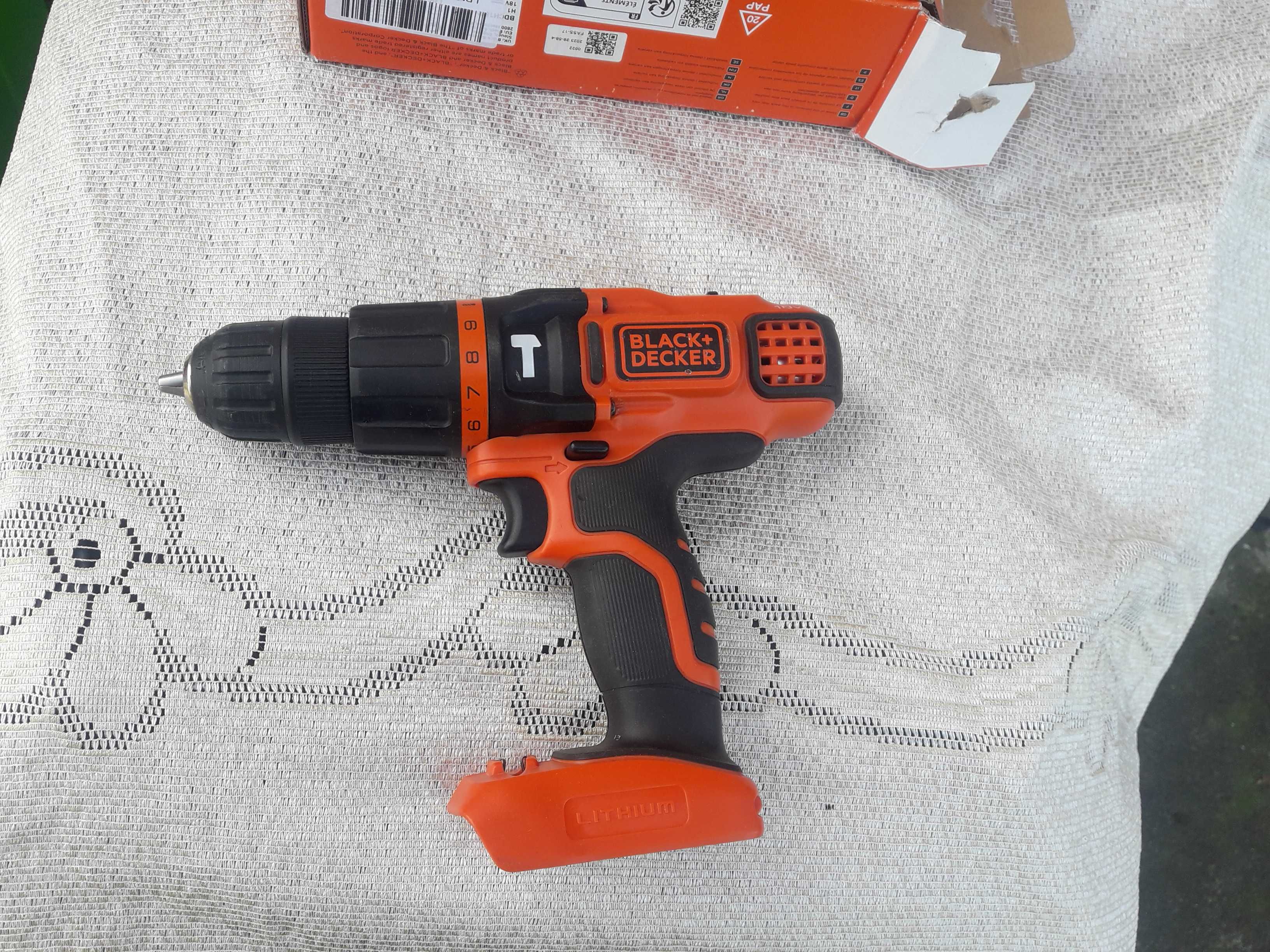 BLACK+DECKER Akumulatorowa wiertarka udarowa 18 V