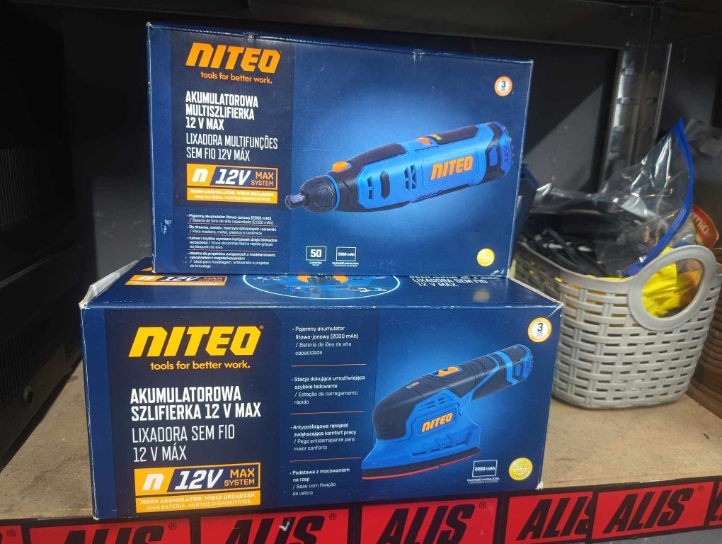 Szlifierka akumulatorowa Niteo 12V Max