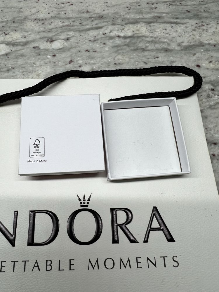 Nowe opakowanie Pandora, pudelko i torebka