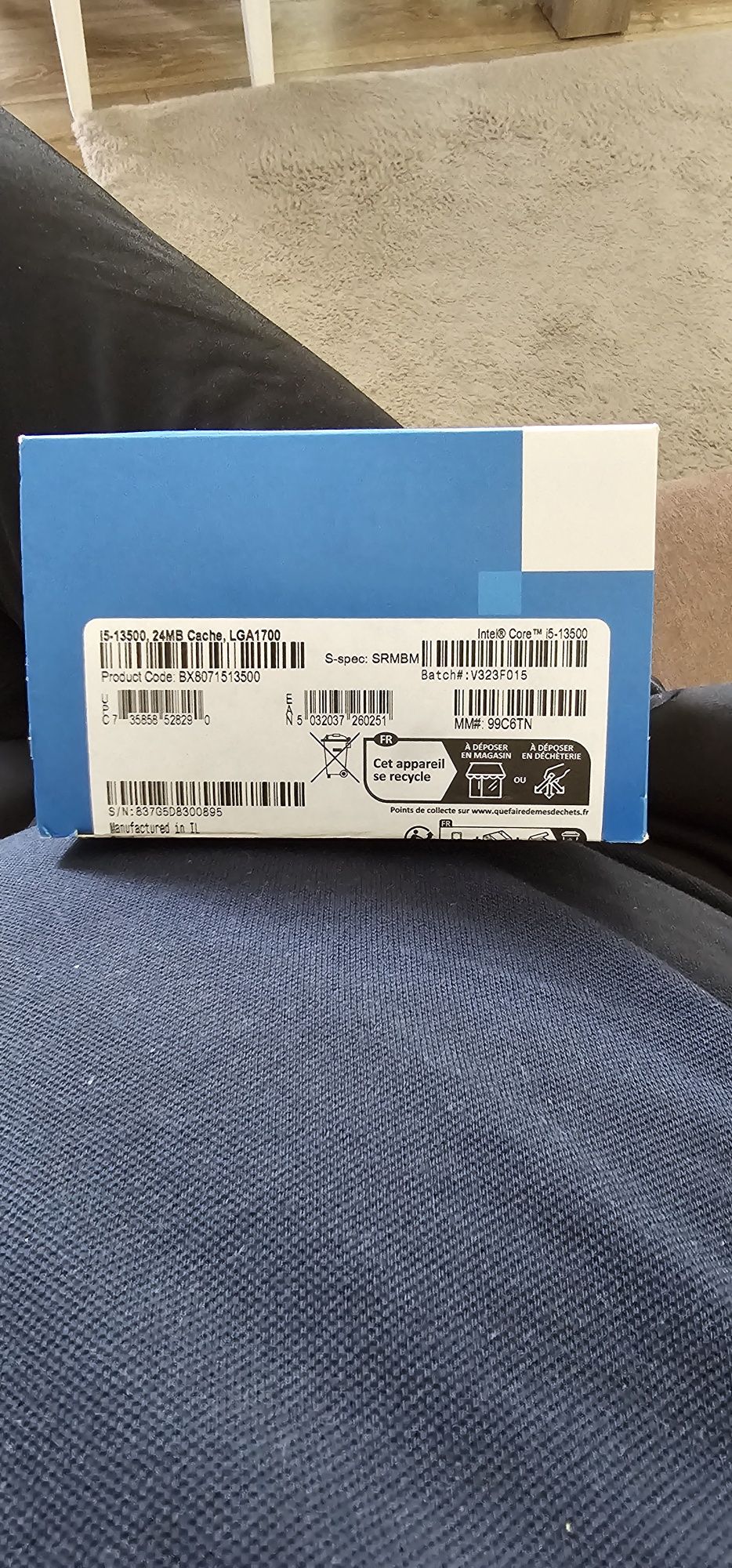 Wentylator z radiatorem procesora I5 13500 lga 1700cesora