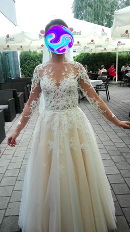 Suknia ślubna Eva Lendel + 2 welony