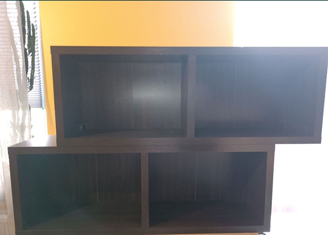 Komplet półek ściennych i półek zamkniętych BRW kolekcja Doors - 4 szt