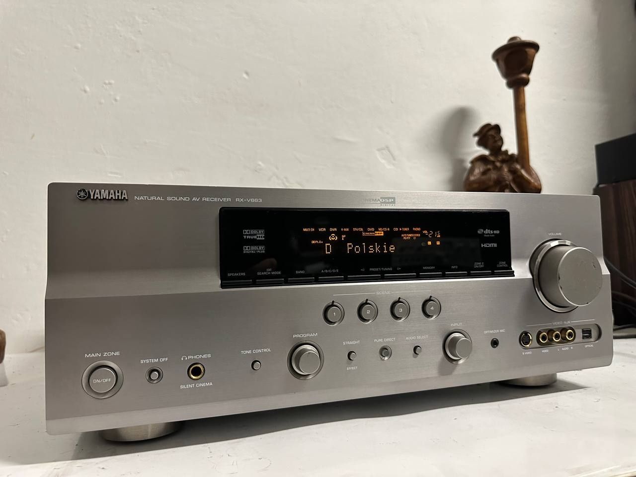 7.2 Am/Fm Amplituner Yamaha RX-V663 HDMI 130 Wat, TrueHD