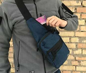 M-Tac сумка-кобура наплічна Black, Olive, Jean Blue, Melange Grey