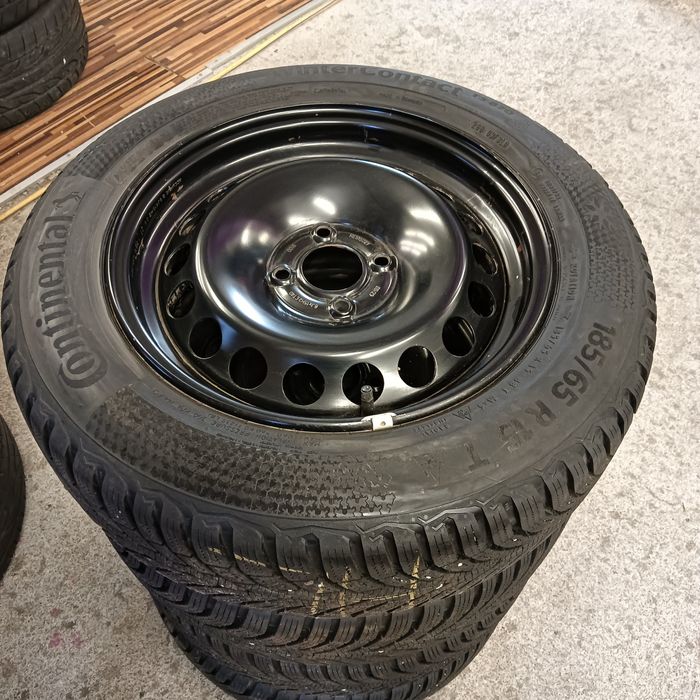 Koła zimowe 15 calowe Renault 4x100 * 185/65/15 Continental Winter