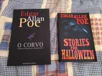 Livros Edgar Allan Poe e Stephen King novos