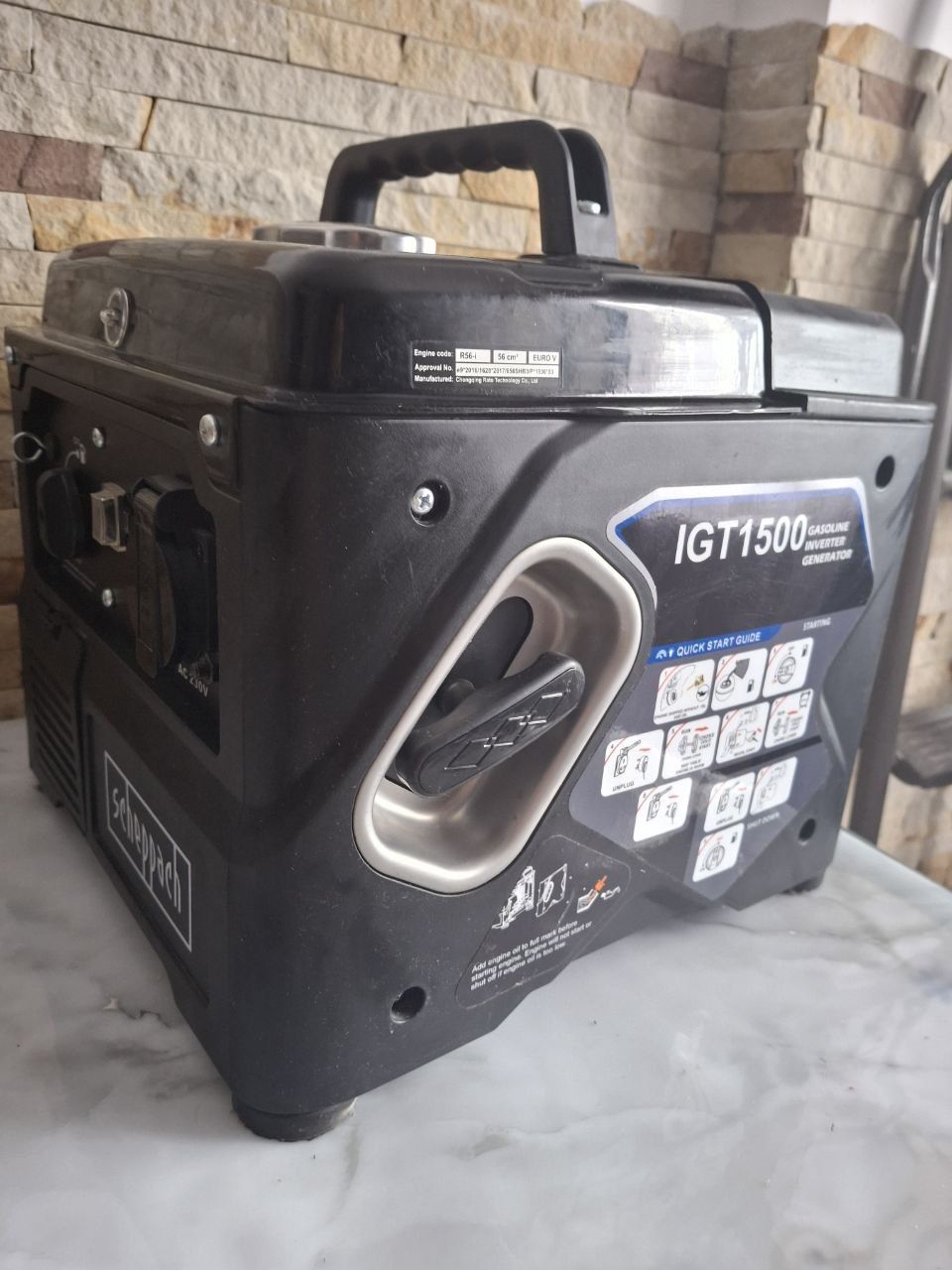 Новий генератор Scheppach IGT1500