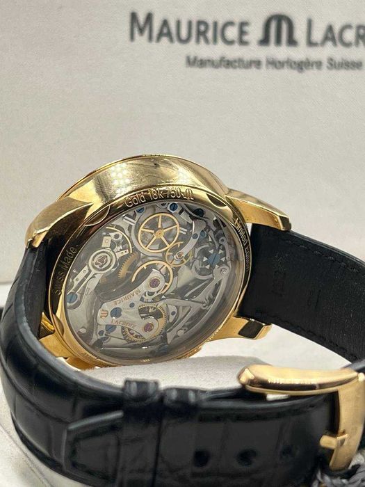 Złoty zegarek Maurice Lacroix Masterpiece 18k Chronographe