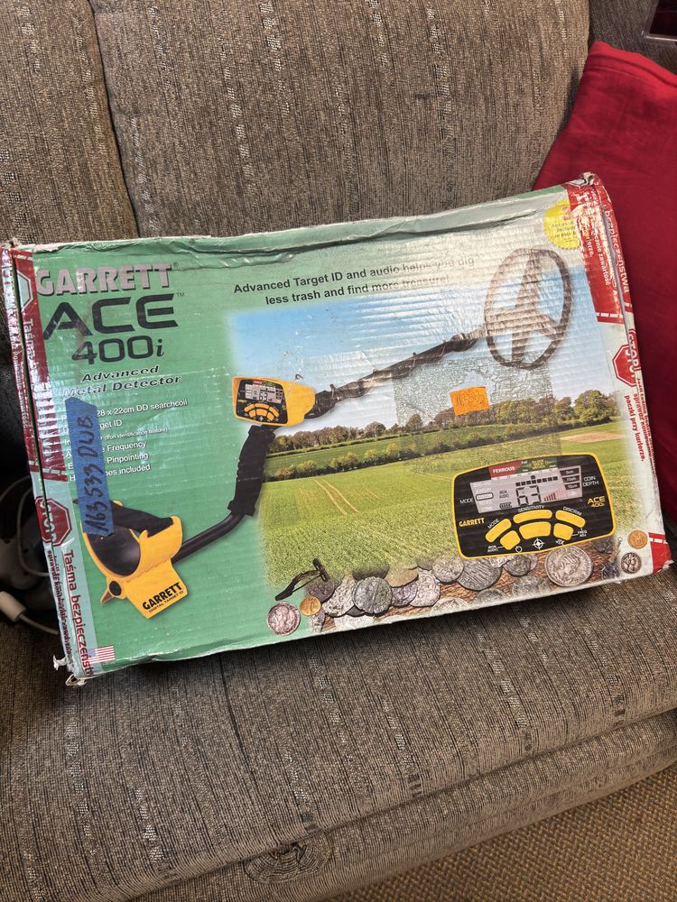 Wykrywacz metalu garrett ace 400i